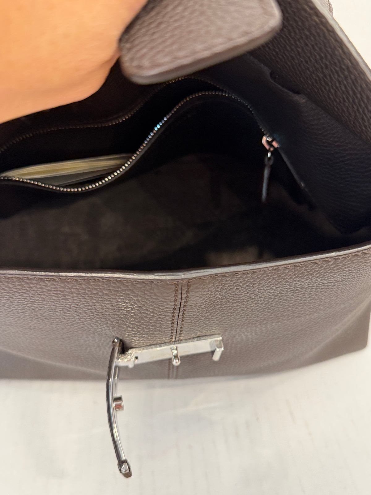 MYRIAM SCHAEFFER NWT Lord Leather Hand Bag