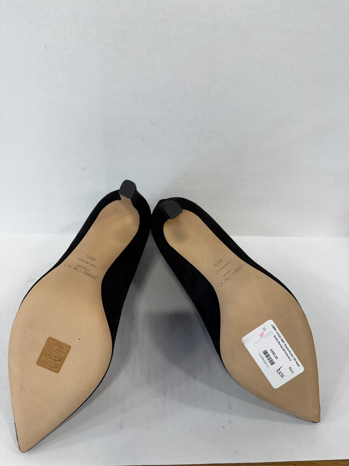 JIMMY CHOO NWT Suede Bowie 100 Heels Ankle Boots/US10-EU40.5