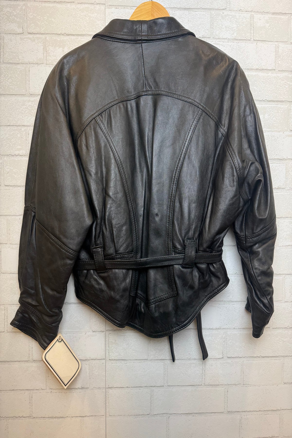 VERA PELLE Vintage 80’s Leather Jacket / L