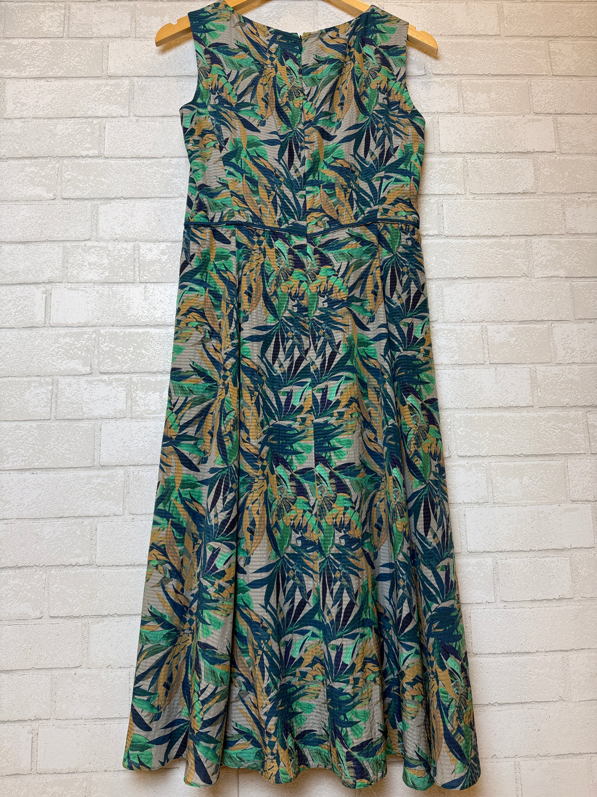 LAFAYETTE 148 Sleeveless Silk Floral Midi Dress/XS-EU34