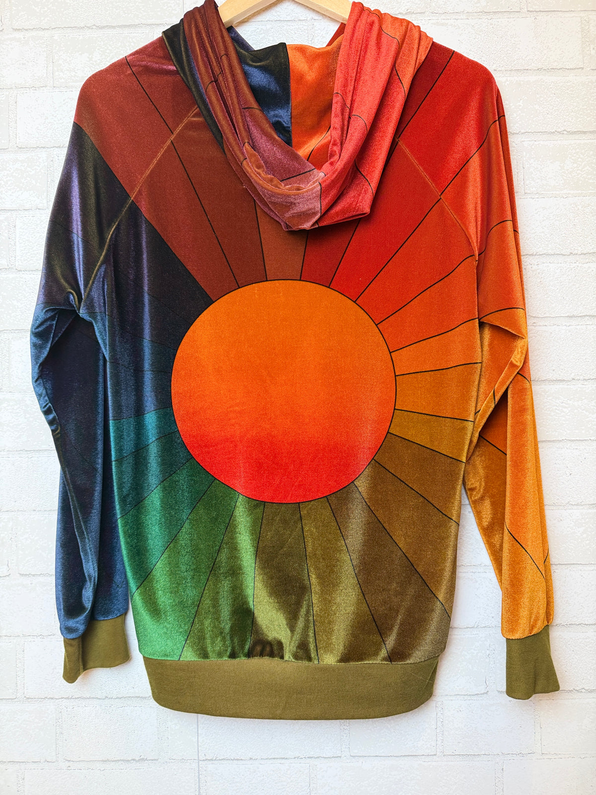 AVIATOR NATION Velvet Sunburst Hoodie/M