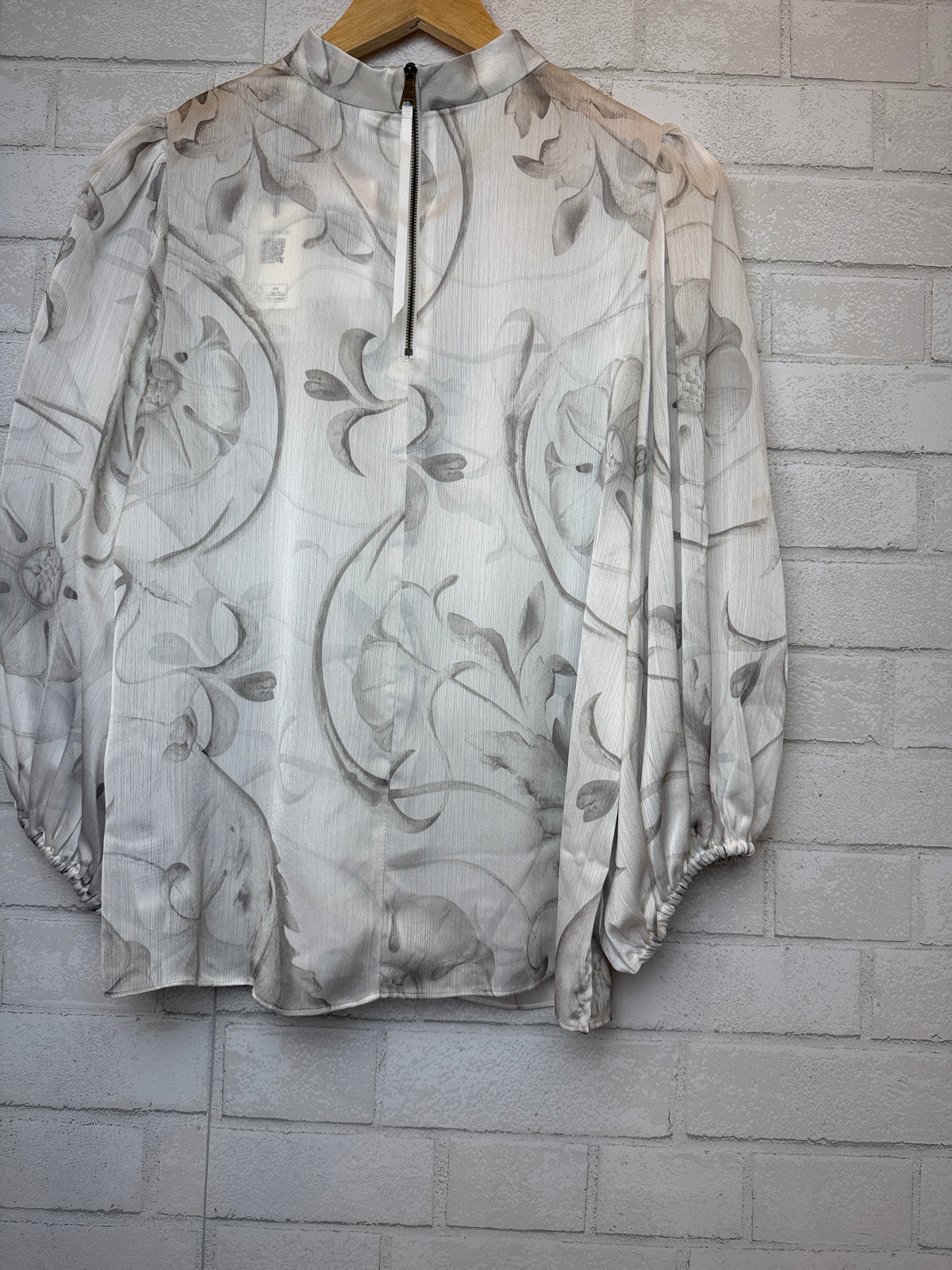TED BAKER NWT High Neck Balloon Sleeves Blouse/M