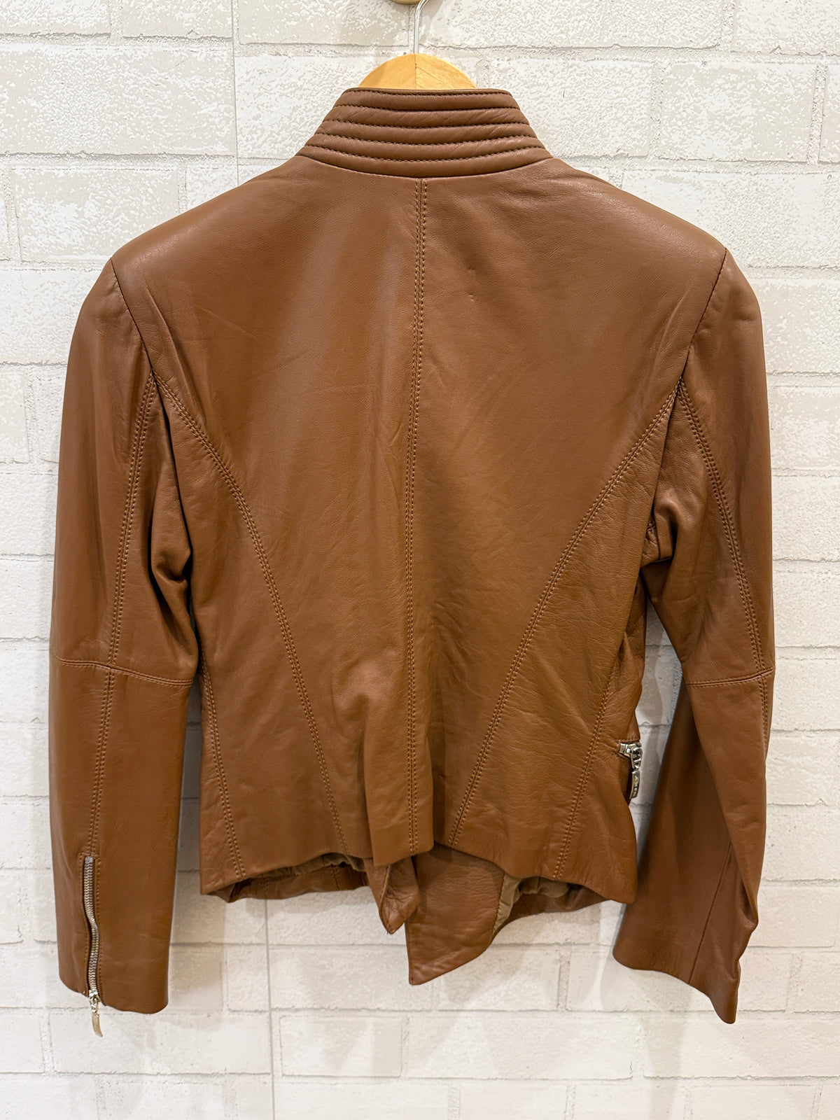 VINCE Leather Jacket/S-EU36