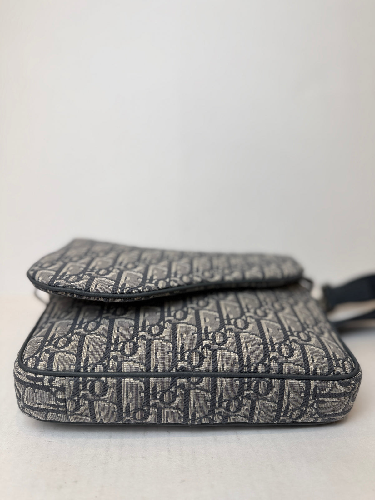 DIOR NWT Oblique Jacquard Saddle Triple Pouch Shoulder Bag