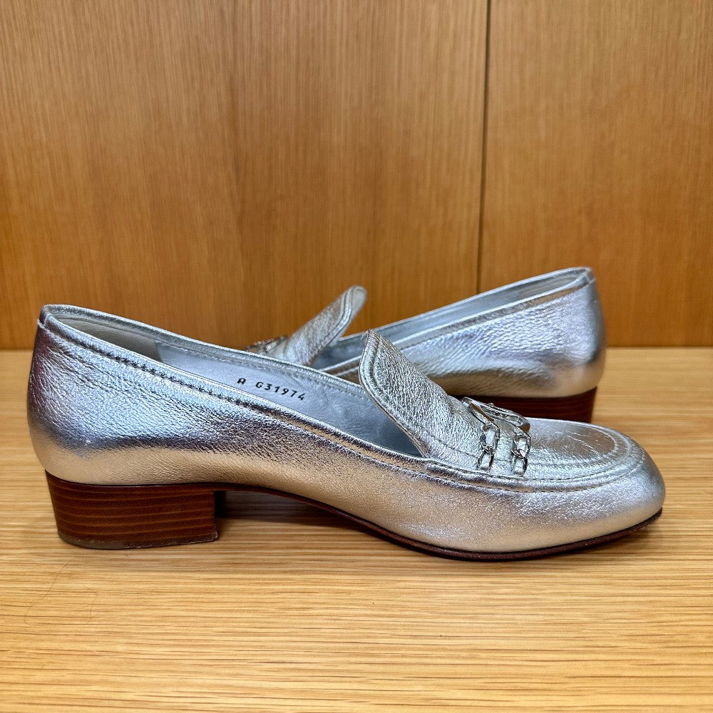CHANEL interlocking CC loafers / US9-EU39.5