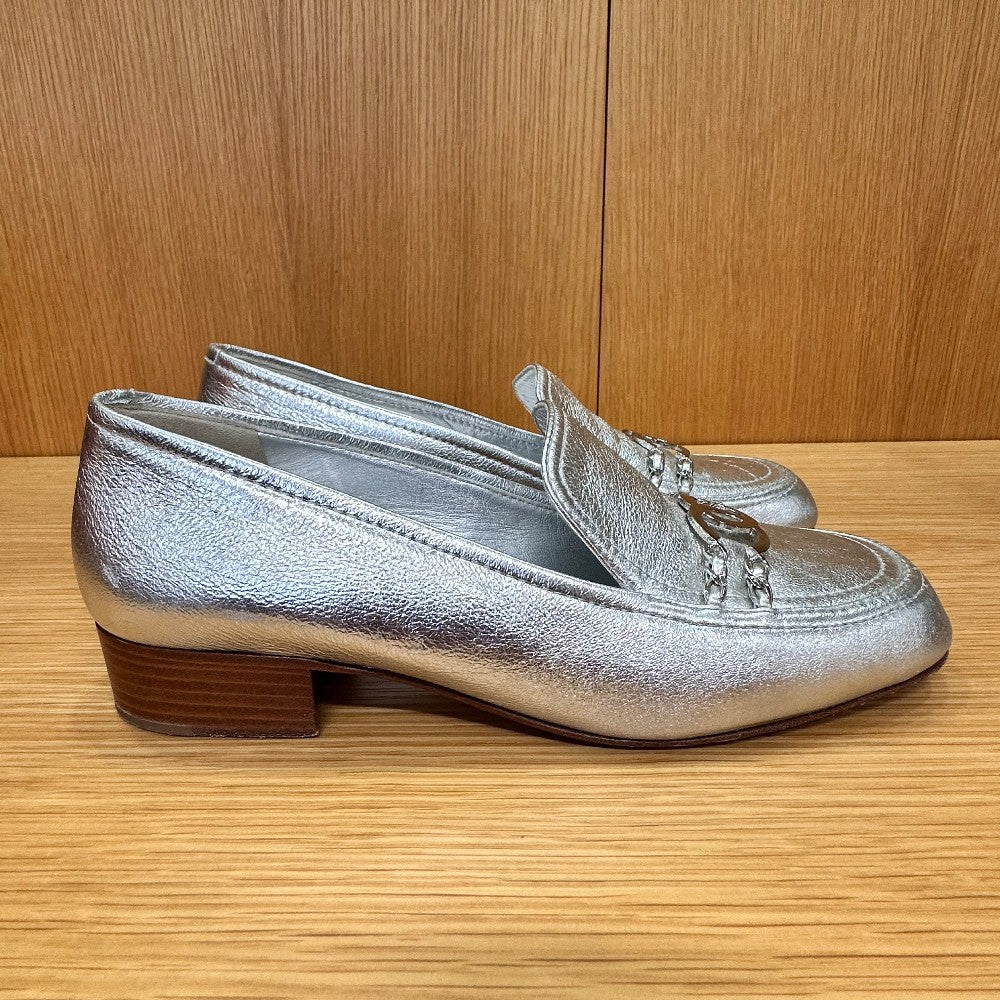 CHANEL interlocking CC loafers / US9-EU39.5