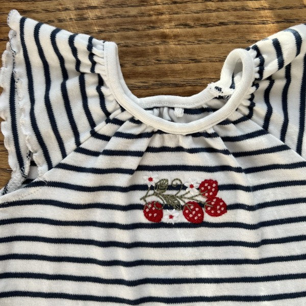 NEXT Set of 2 Strawberries Lightweight Bodysuit / 3-6M