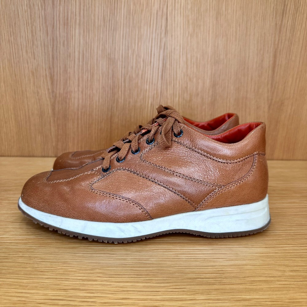 HOGAN Leather Sneakers Size 38-US7