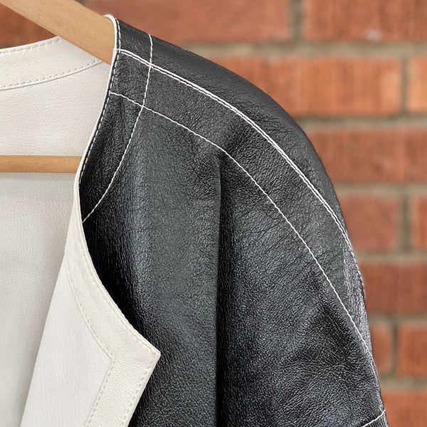 LAFAYETTE 148 Reversible Leather Jacket / XL