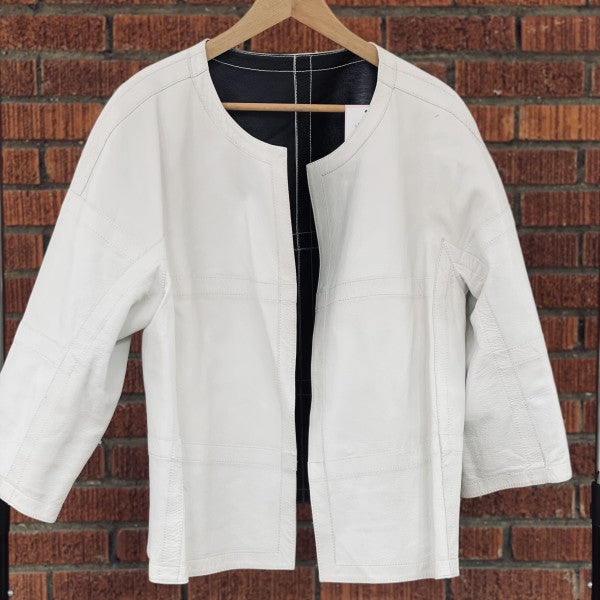 LAFAYETTE 148 Reversible Leather Jacket / XL