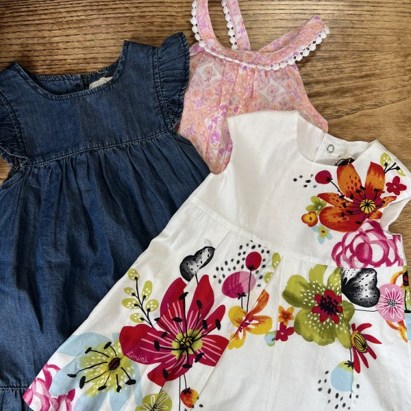 NEWBIE Denim Dress NWT / 9-12M