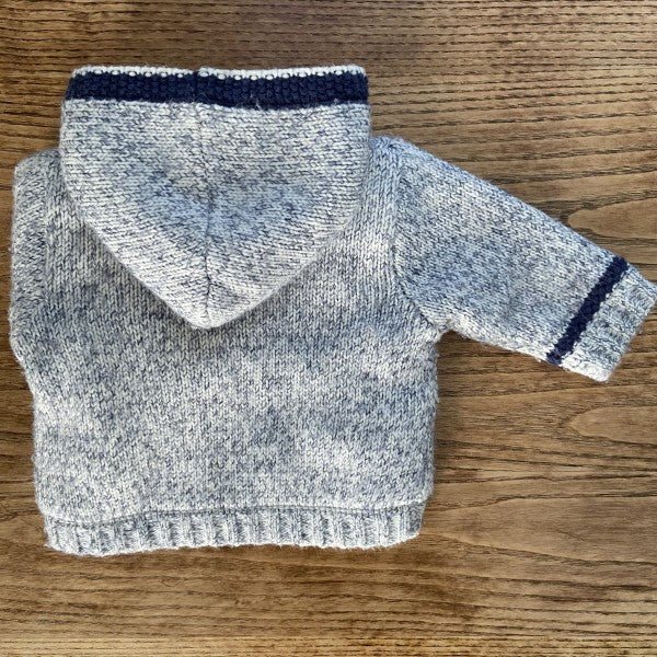 MAYORAL Zipped Cardigan with hood / 6M