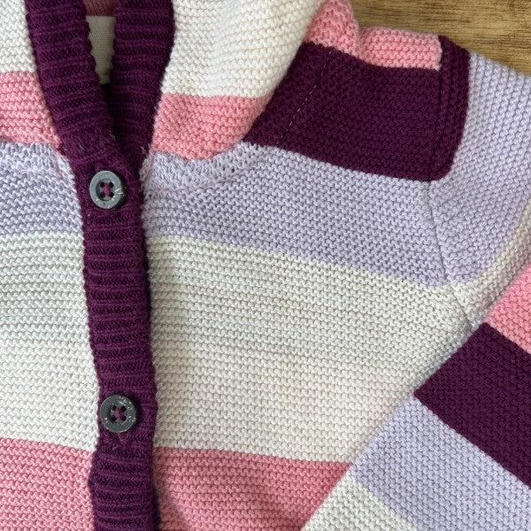 LUPILU Cotton Hooded Cardigan / 12-24M