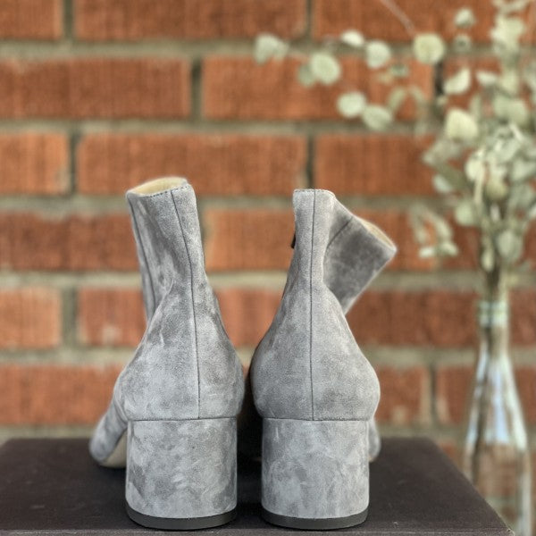 ANN TAYLOR Pointy Low Heel Suede Low Boots / US9.5-EU39