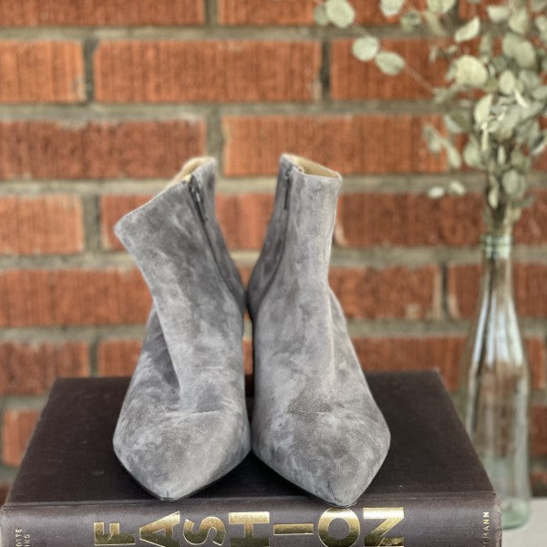 ANN TAYLOR Pointy Low Heel Suede Low Boots / US9.5-EU39