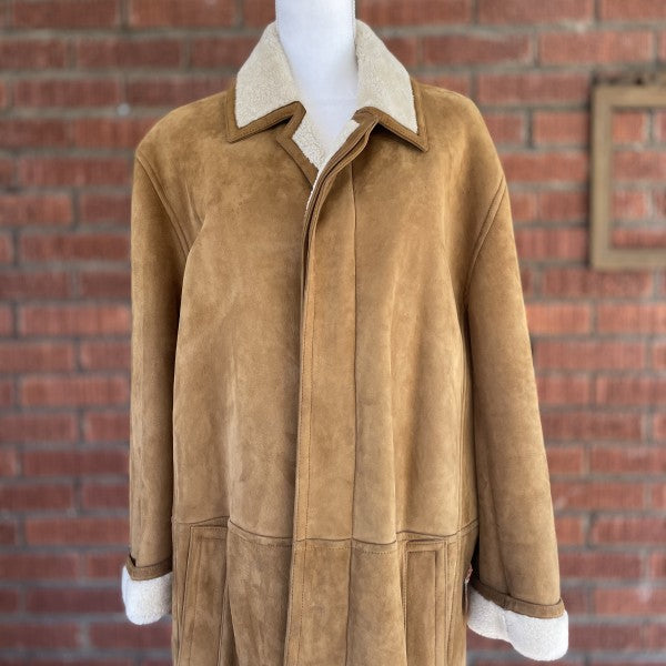 SHEARLING FUR Coat Size XL