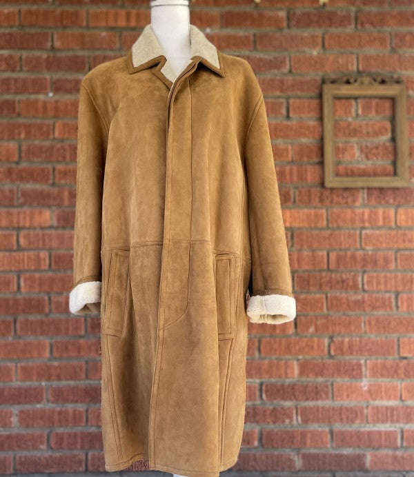 SHEARLING FUR Coat Size XL