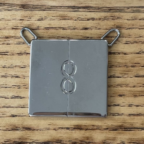 HERMES Silver Amour Toujours 2 pendants