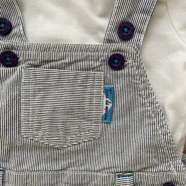 TERRE DES MARINS Boy Outfit Short + Tshirt / 6M