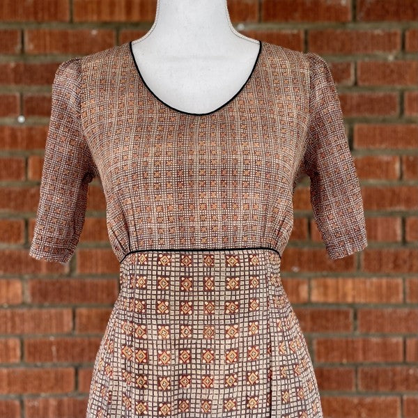 COTE LAC Short Sleeves Dress / S