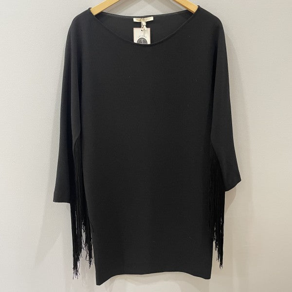 MAJE dress with fringes / M