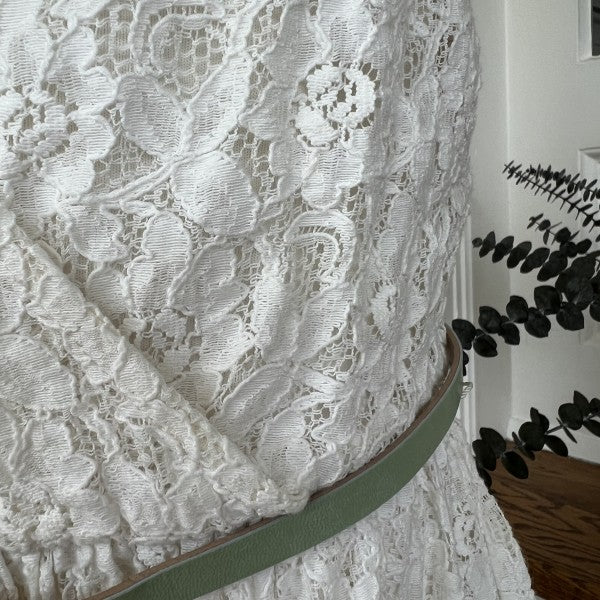 ZARA Lace Dress with Slip & Belt / 10-12Y