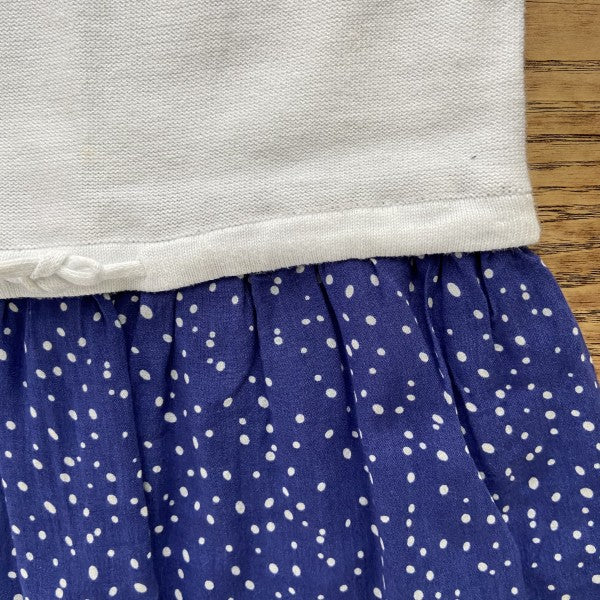 CdeC Bi-Material Dress / 4Y