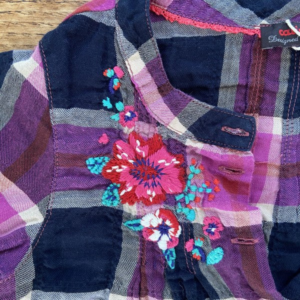 CATIMINI Checked Blouse / 6Y