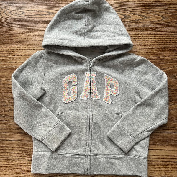 GAP Hoodie Glitter Logo / 6-7Y