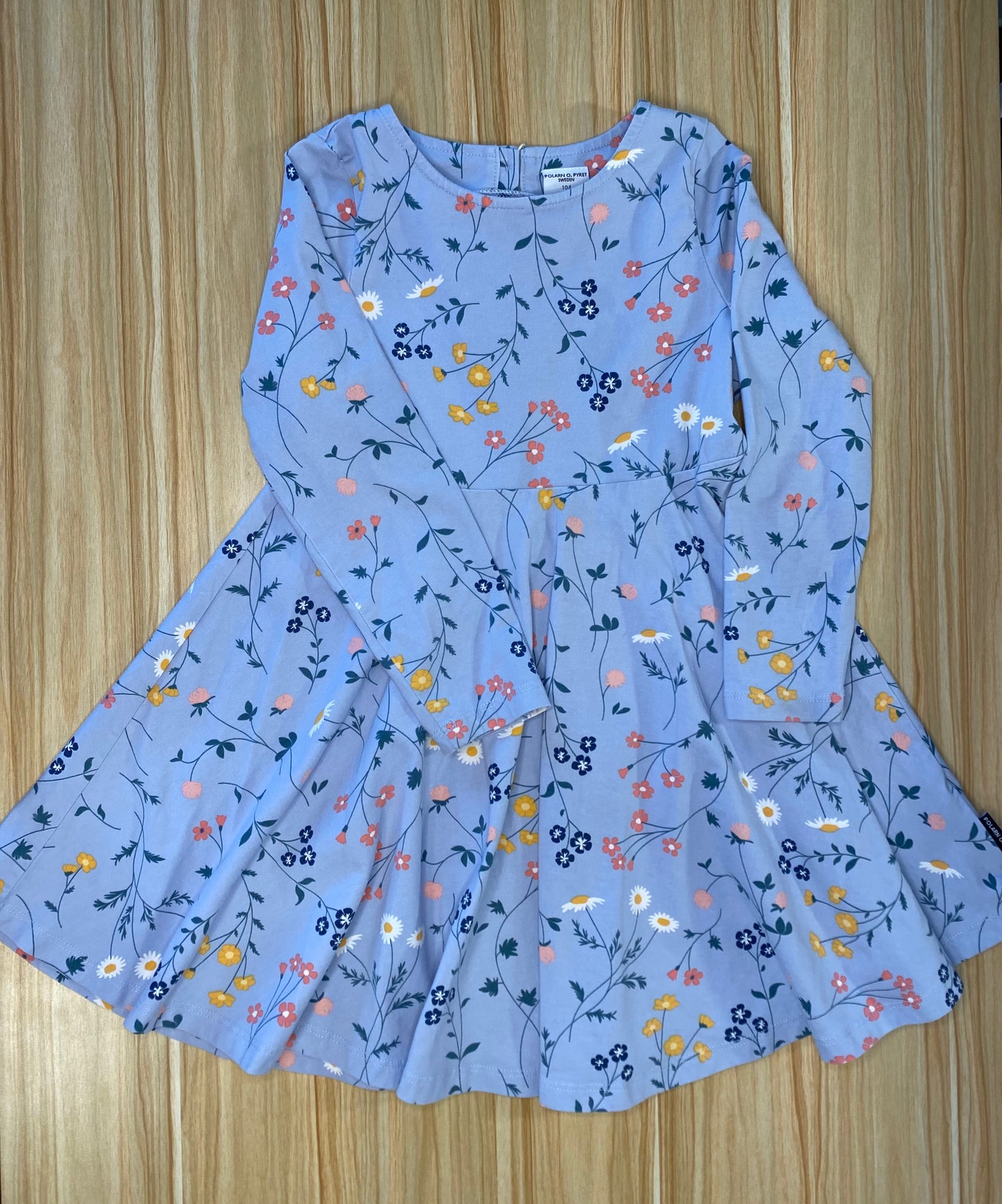 POLARN O PYRET dress LS / 3-4Y