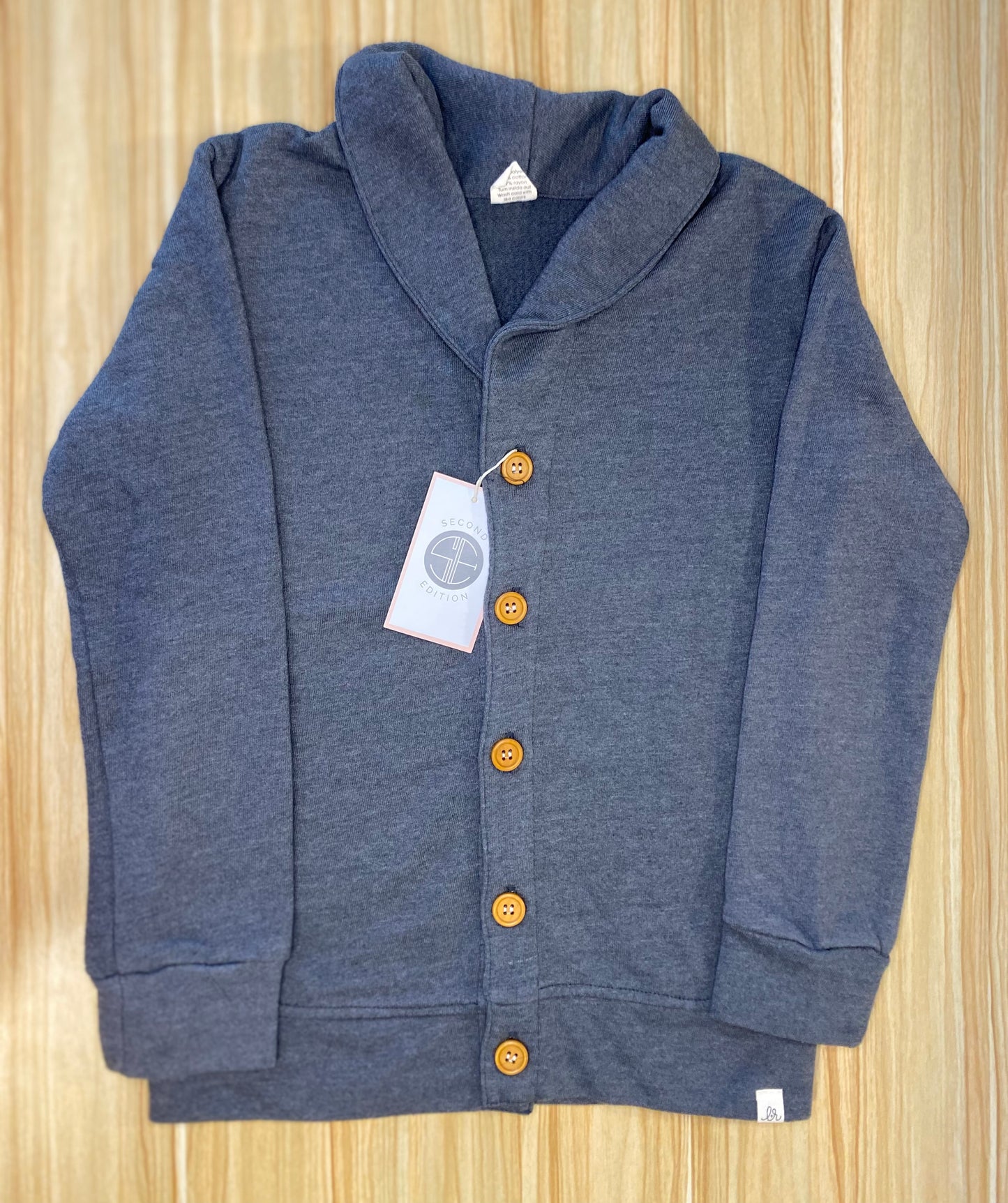 LULU+ROO Buttoned Cardigan LS/ 9-10Y