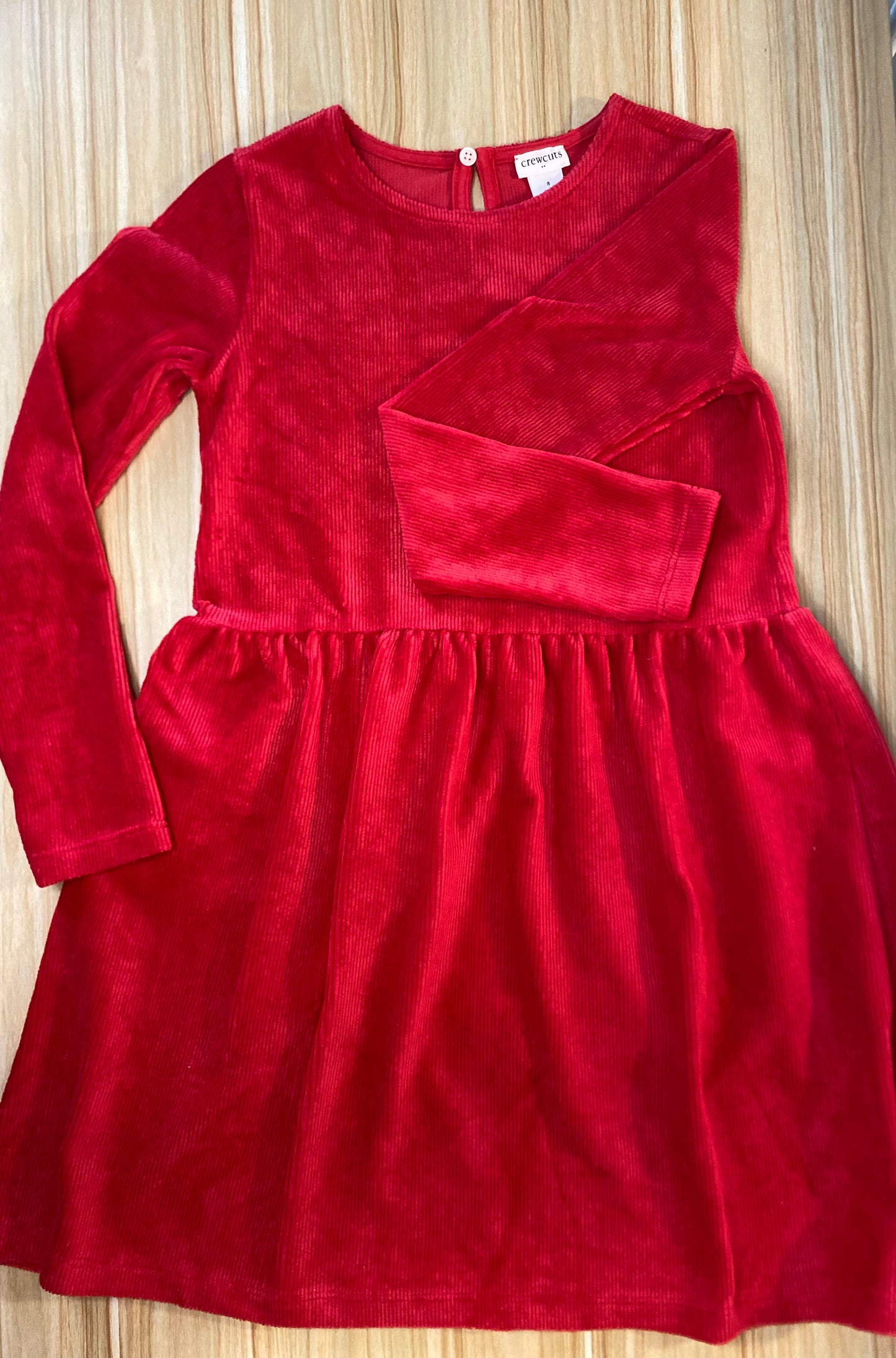 CREWCUTS Corduroy Dress LS /