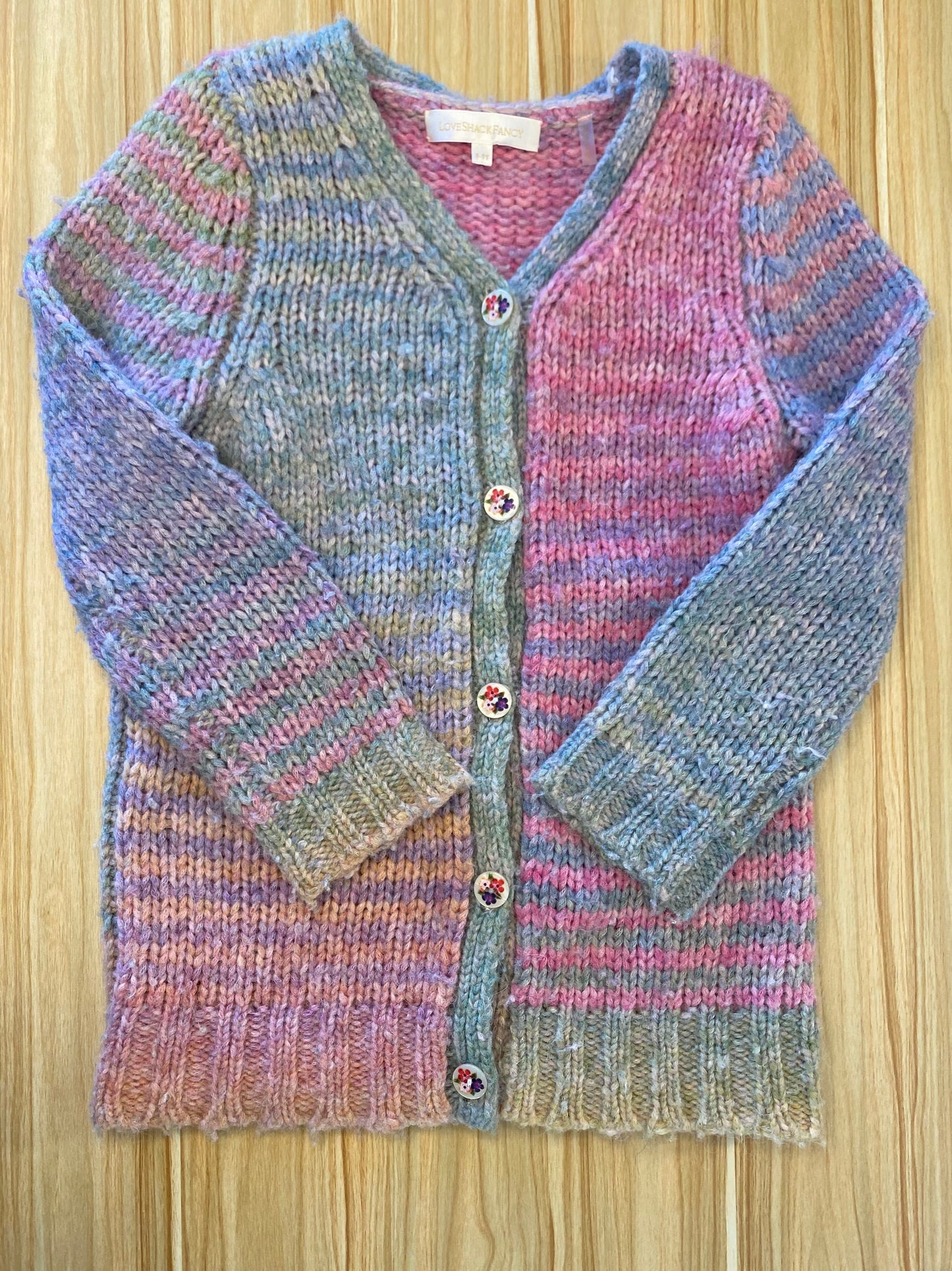 LOVESHACKFANCY Buttoned Cardigan LS / 8-9Y
