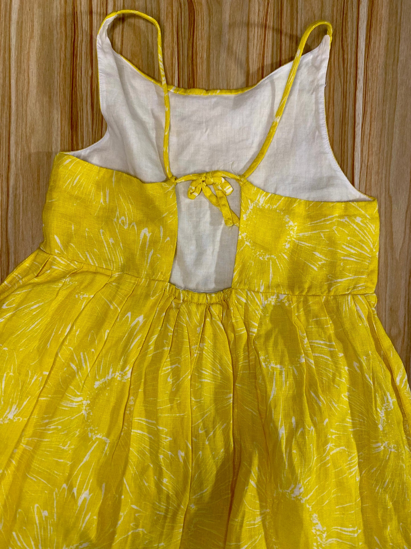 ZARA Linen Dress / 9Y