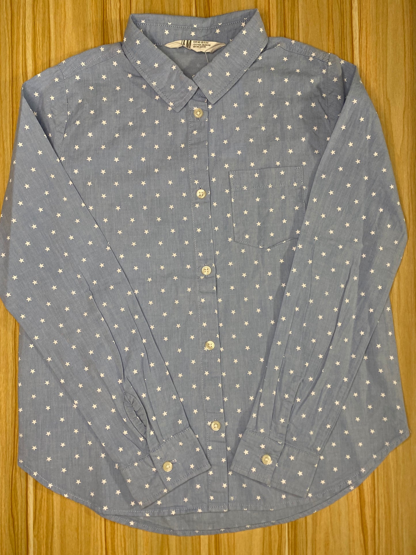 H&M Girls Shirt LS / 9-10Y