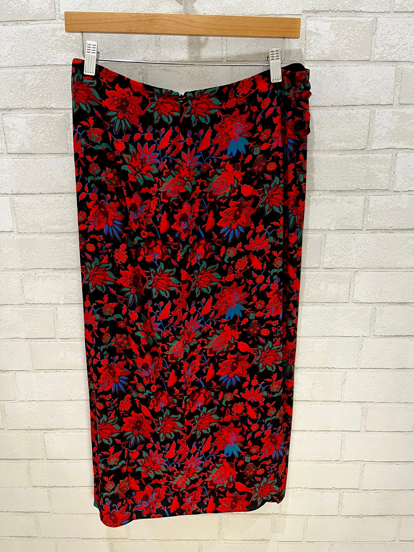 RAG AND BONE Silk Midi Skirt / M-US6