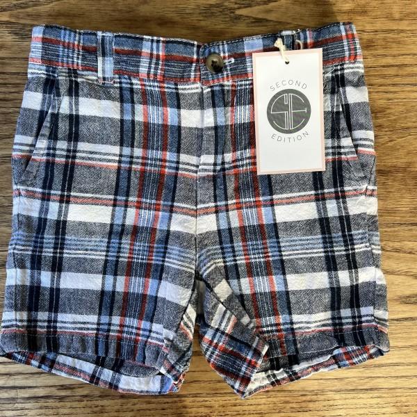 JANIE & JACK Checks Boy Shorts / 18-24M