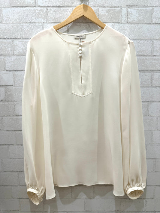 LAFAYETTE 148 NWT LS round neck blouse / XXL