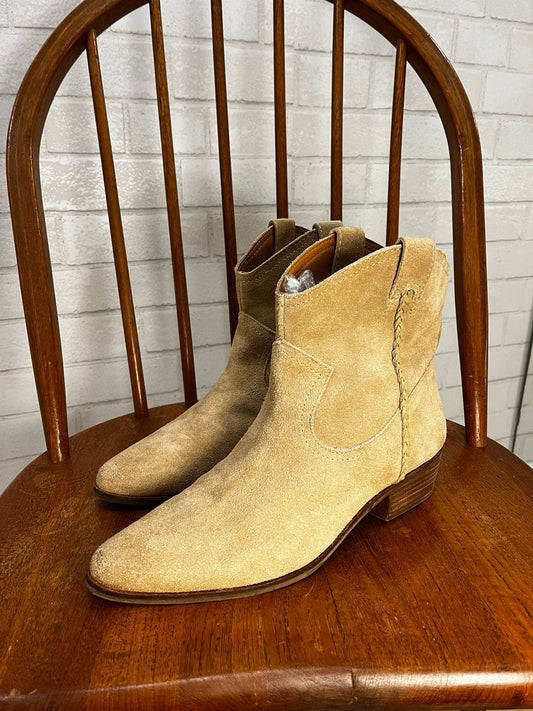 LUCKY BRAND Suede Western Ankle boots SIze 10-41
