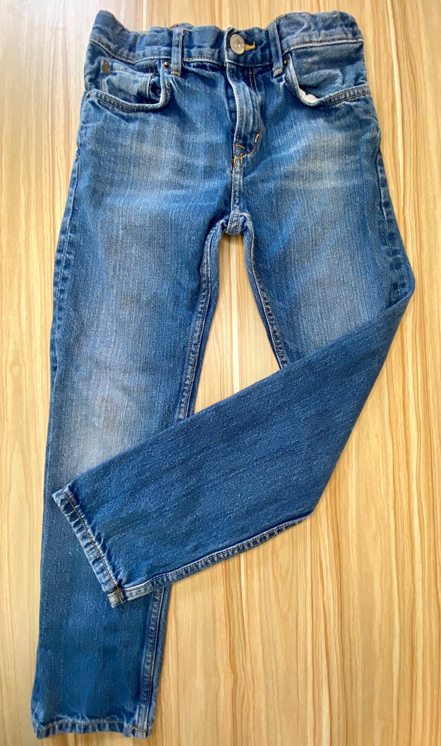 Denim brand top