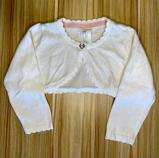 H&M Short Cardigan LS / 6-9M