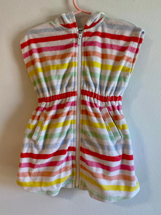 OLD NAVY Hoodie Swim cover-up dress / 18-24M