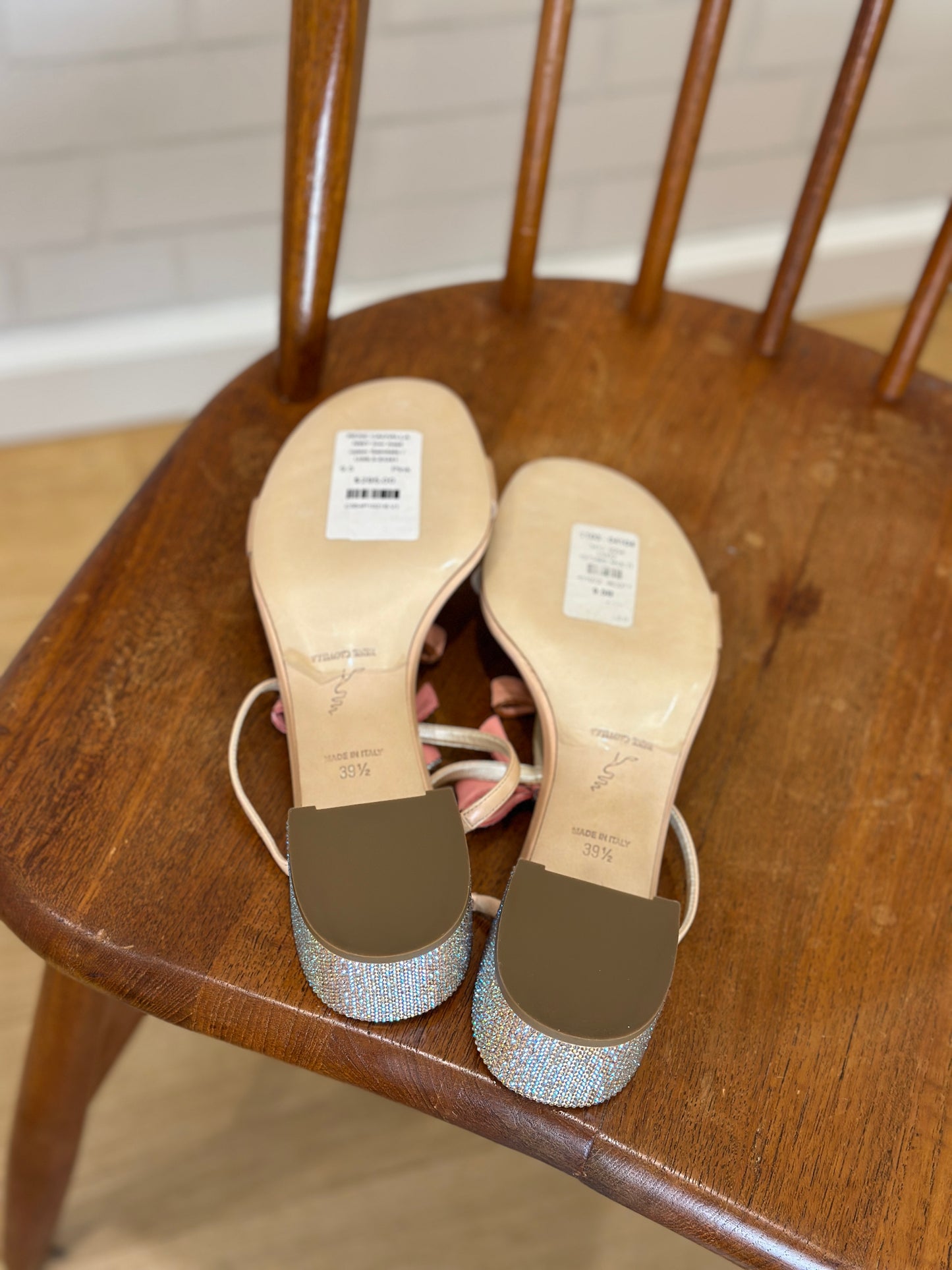 RENE CAOVILLA NWT low heel open Sandals / US9.5-EU41