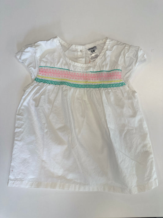 CARTER'S Smocked Blouse / 18M