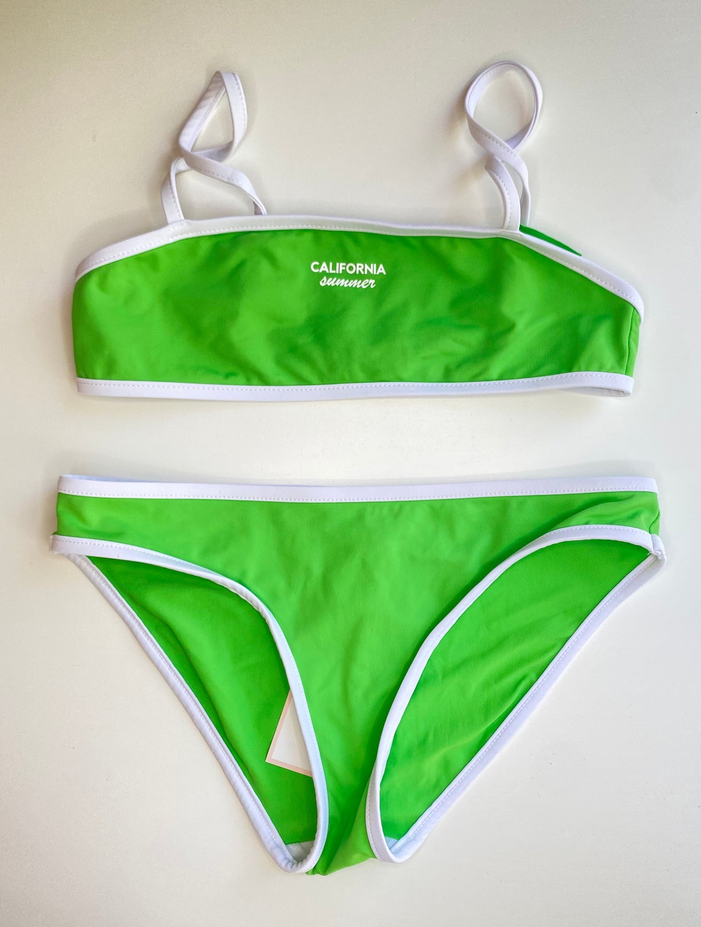 ZARA Green bikini/ 9-10Y