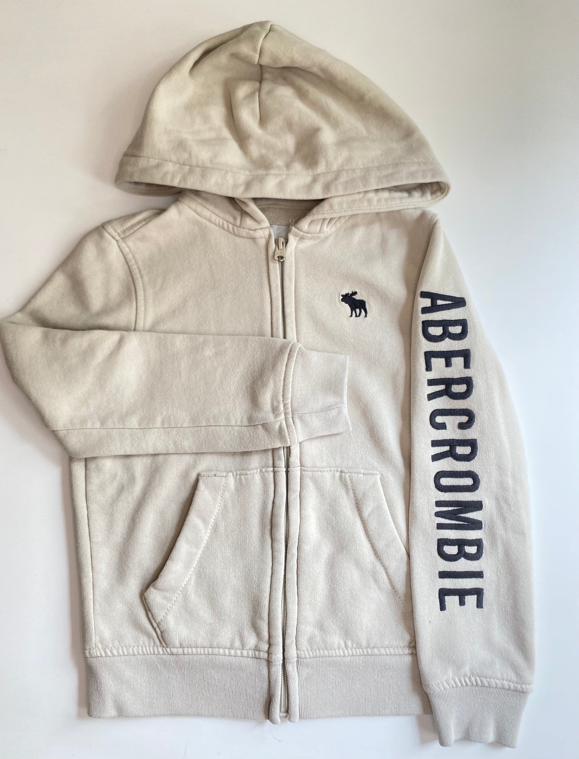 ABERCROMBIE Zipped Hoodie SIze 7 8Y Second Edition NY