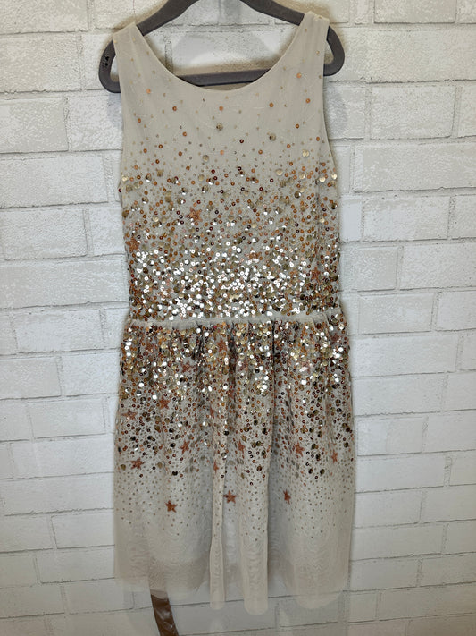 H&M sleeveless sparkly dress / 9-10y