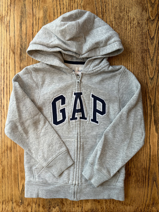 GAP ZIpped Hoodie Size 6Y