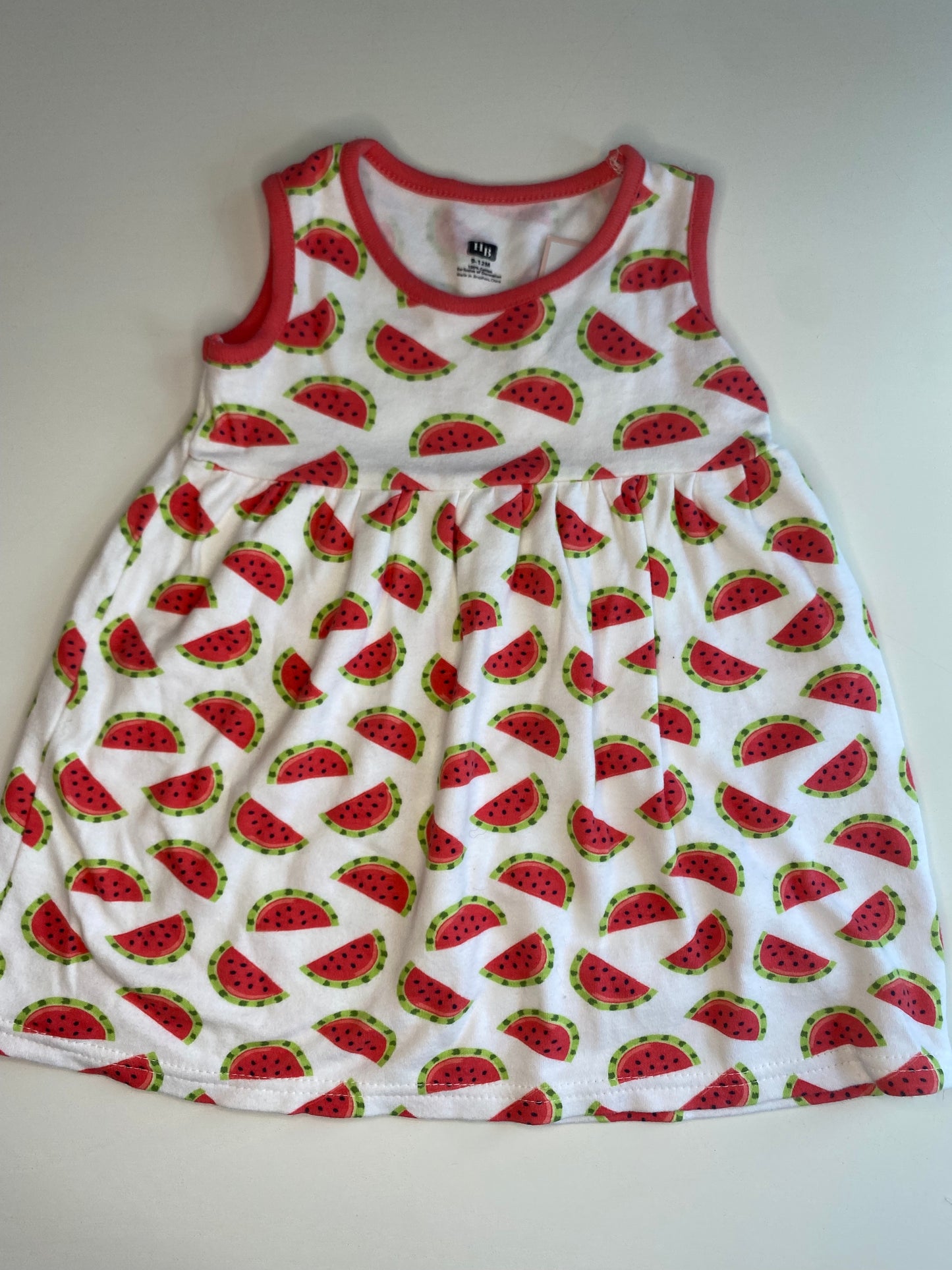 HB Cotton Watermelon Dress / 9-12M