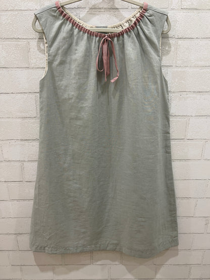 OLIVE JUICY linen dress SS / 8y